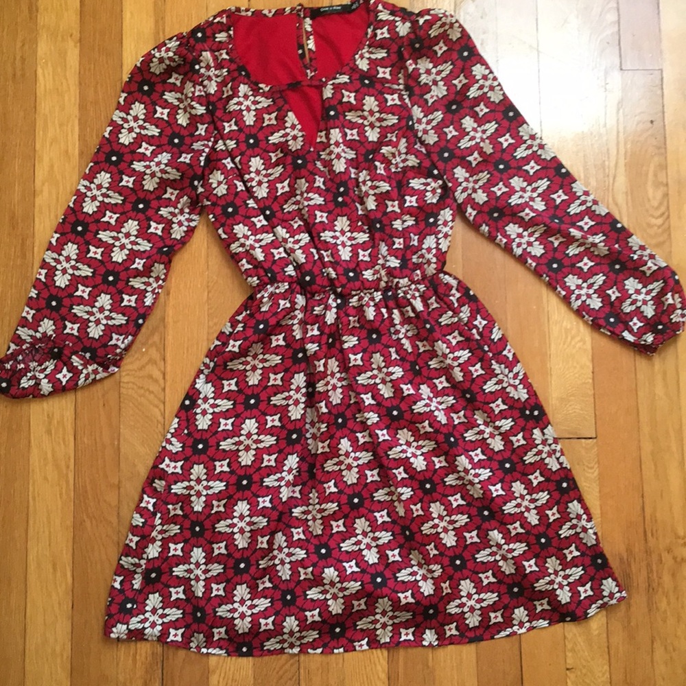 Doe & Rae Size Small Printed Dress - Picture 2 of 6
